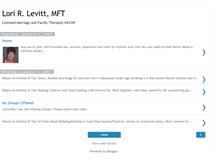 Tablet Screenshot of lorilevittmft.com